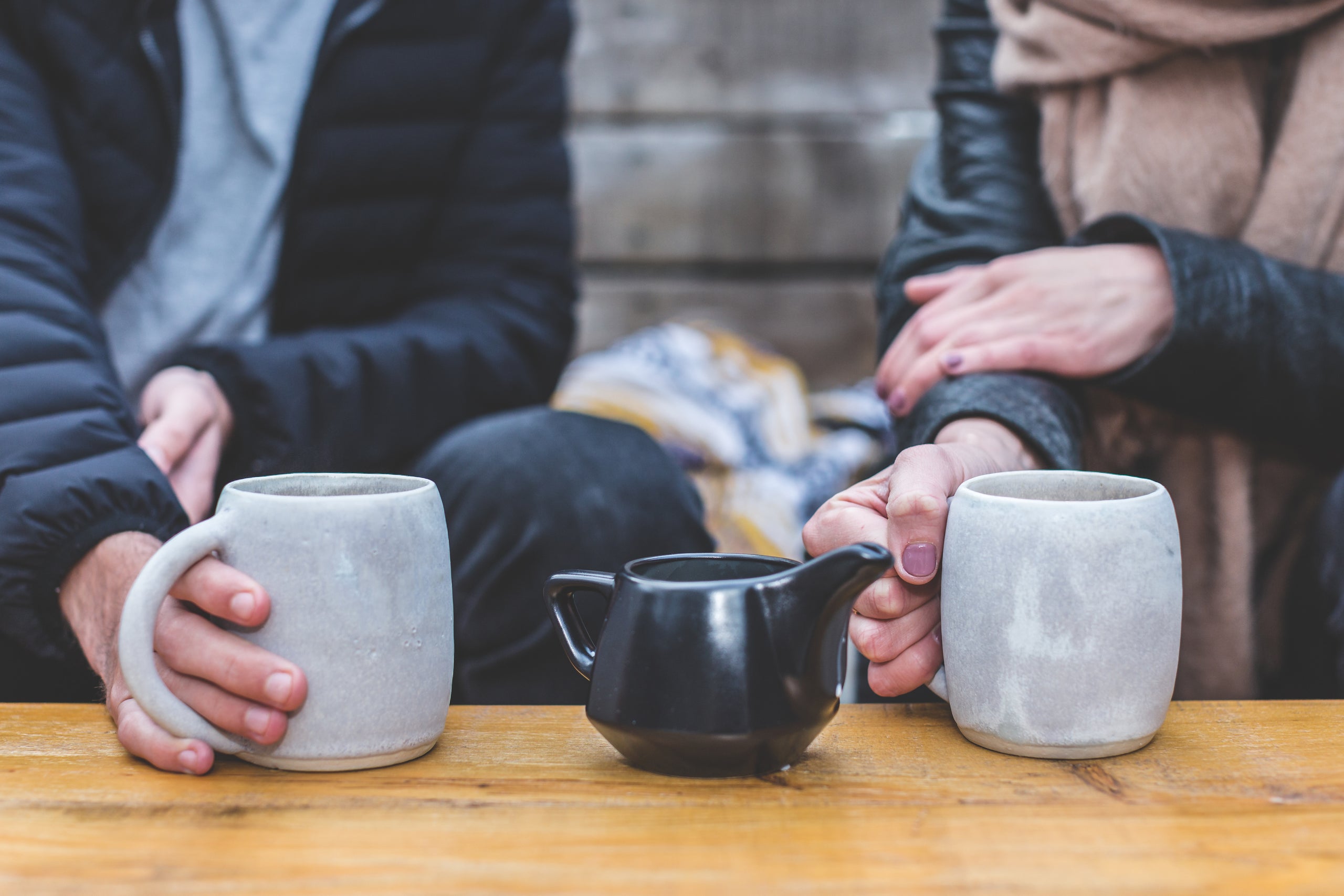 Coffee date couple
